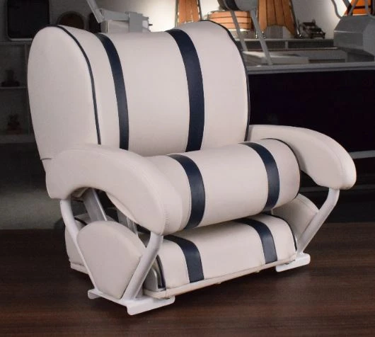 Flip Up And Flip Back Helm Boat Seat