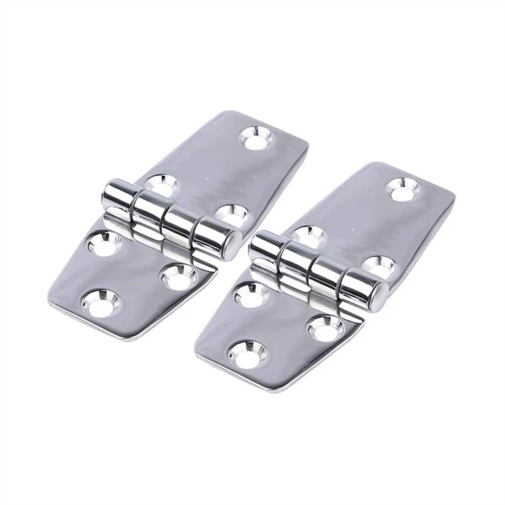 Marine Stainless Steel Door Hinge Mirror Polished Cabinet Hinges